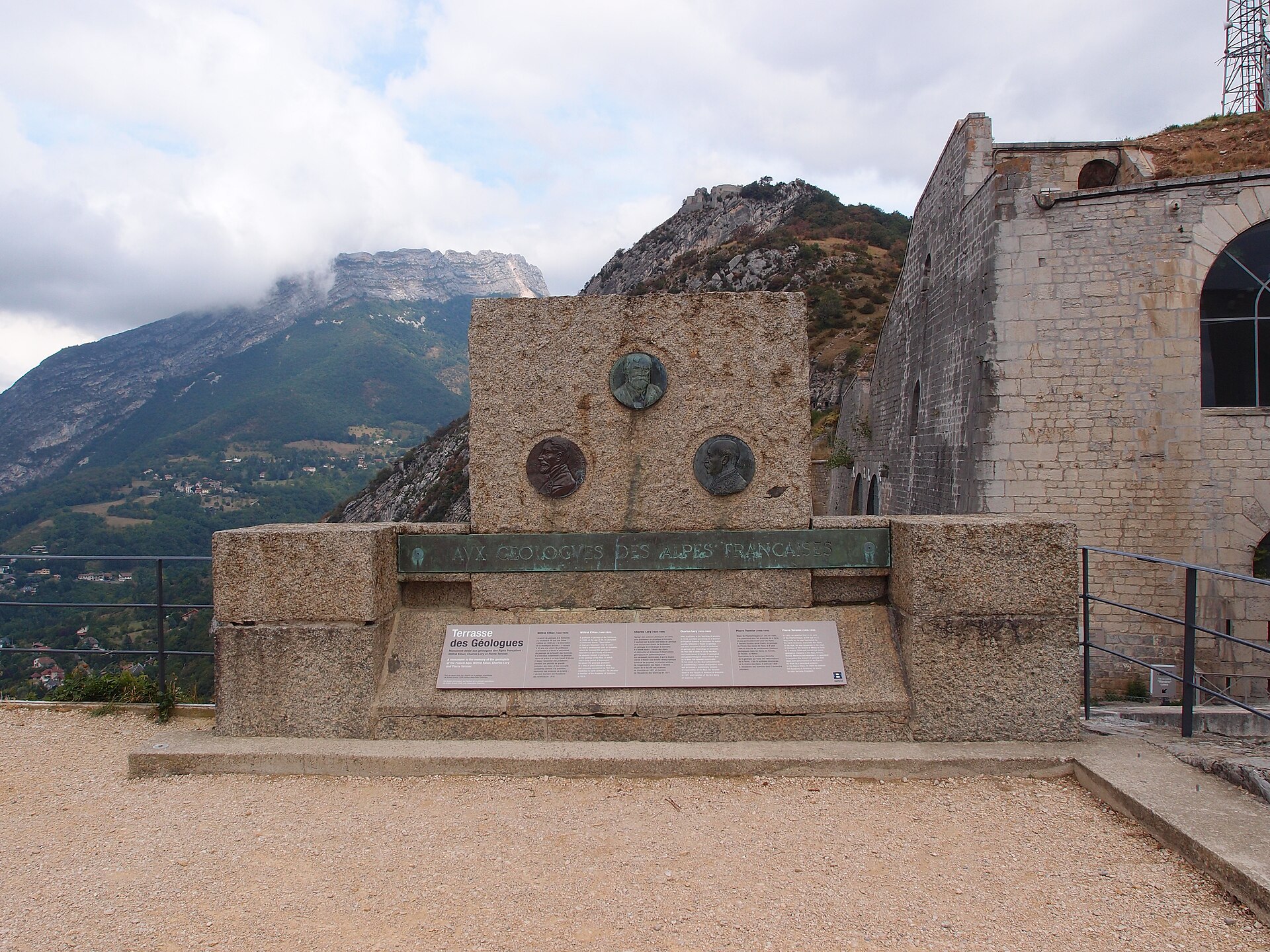 Terrasse des géologues à la Bastille, Grenoble