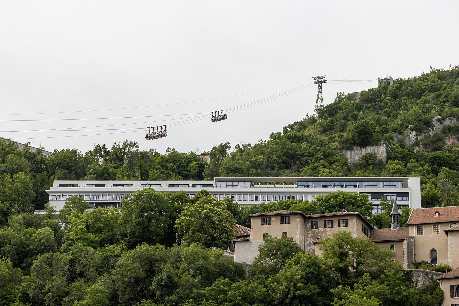 Versant de la Bastille et bulles, Grenoble